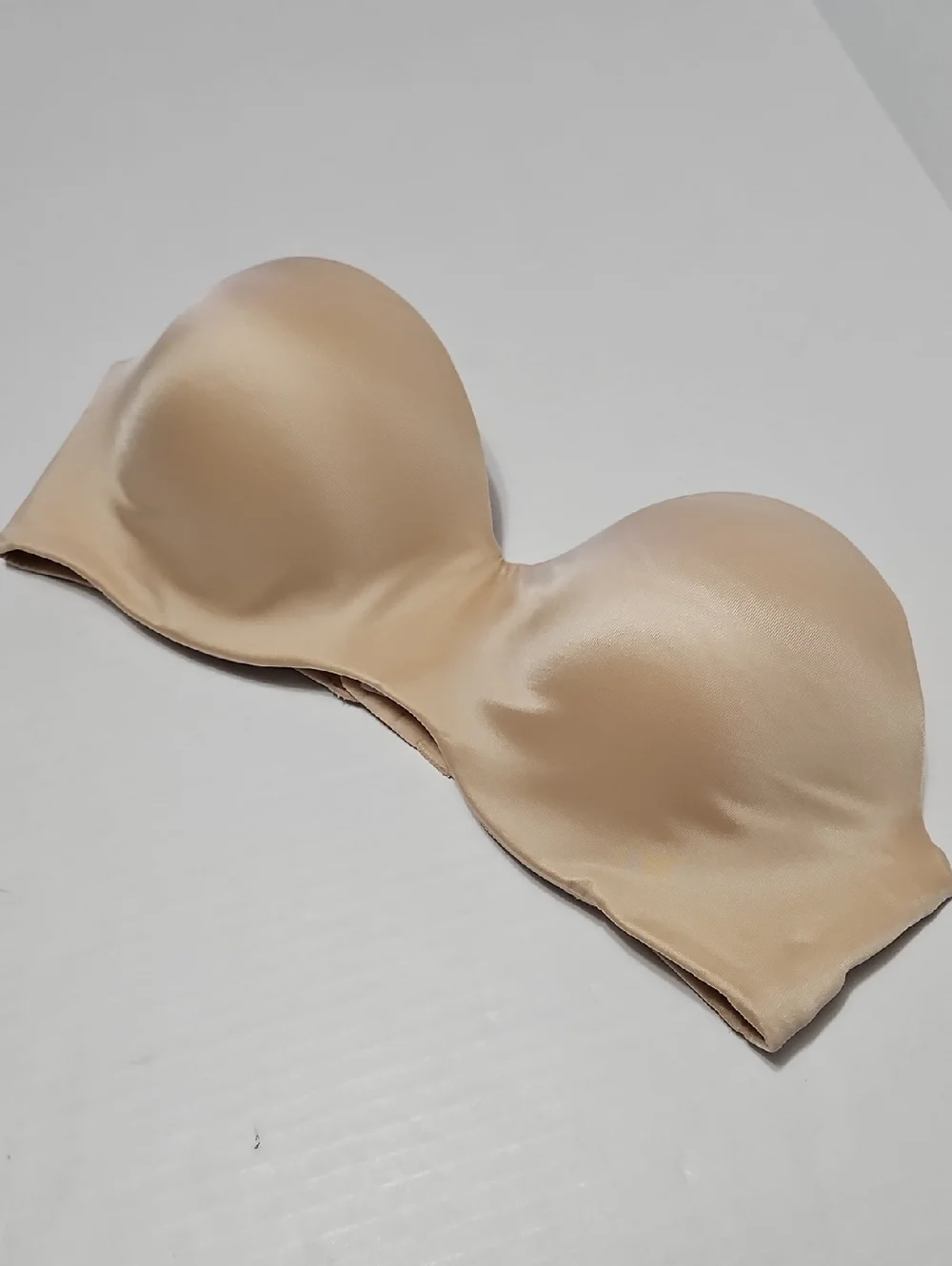 Auden Nude Strapless Seamless Push Up Molded Cup Bandeau Size 36C